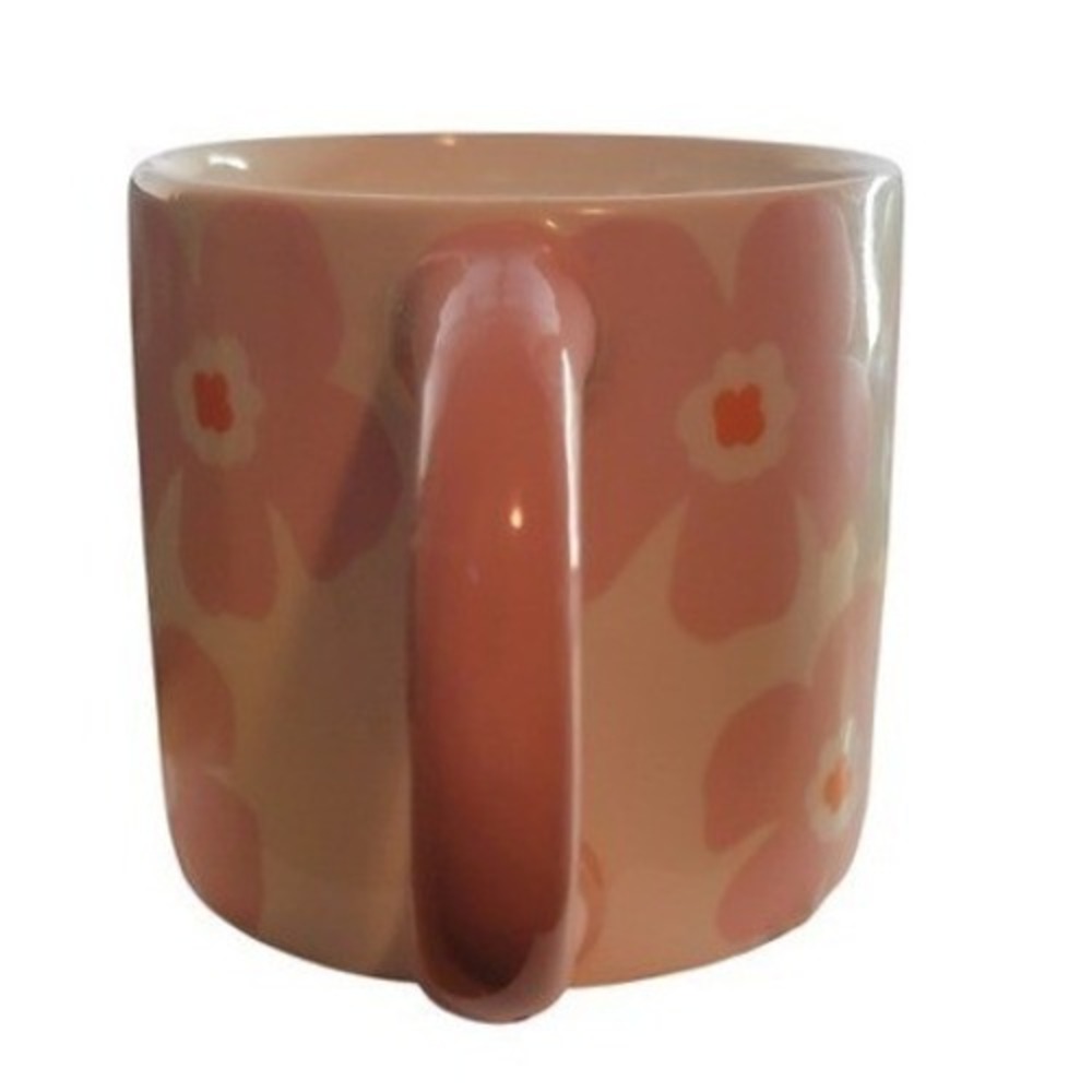 Modern Expressions Pink Floral Mug 14.2 oz Dishwasher Microwave Safe - Picture 2 of 5